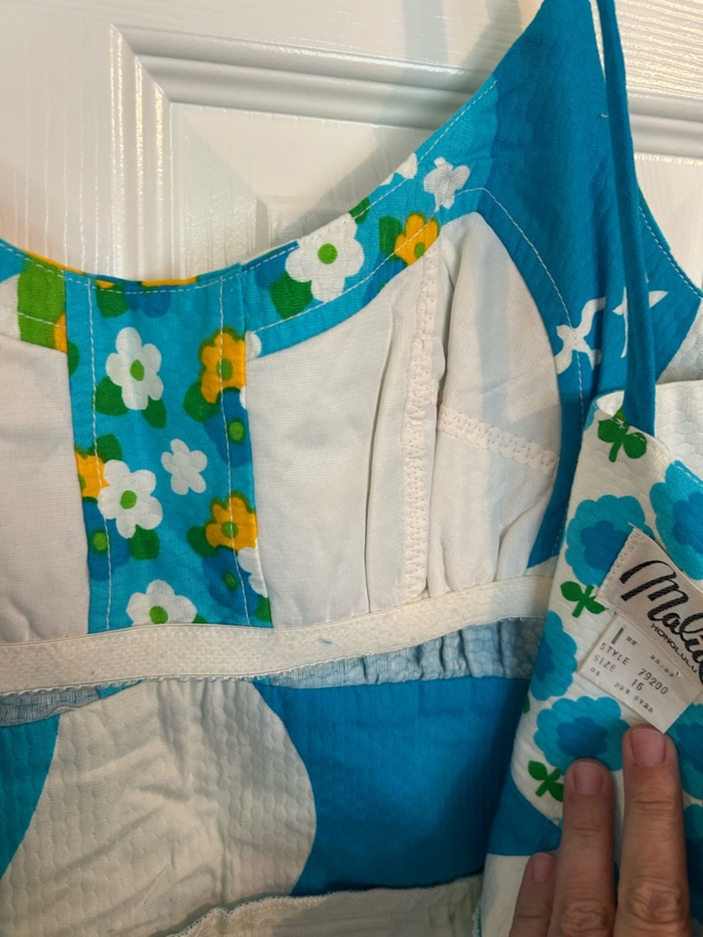 VINTAGE Malia of Honolulu dress - Picture 8 of 12